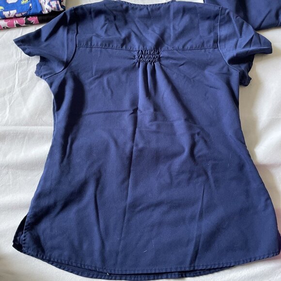 Scrubs Size Small S Tops Nurse Floral Bright Prints Medical School Lot of 11 - Picture 9 of 12